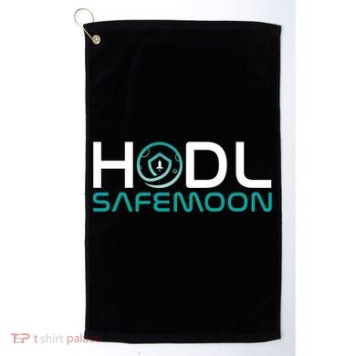 Safemoon HODL Cryptocurrency Logo Golf Towel