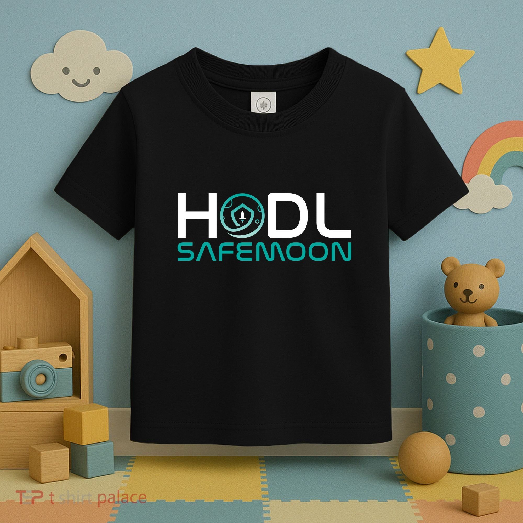 Safemoon HODL Cryptocurrency Logo Toddler T-Shirt