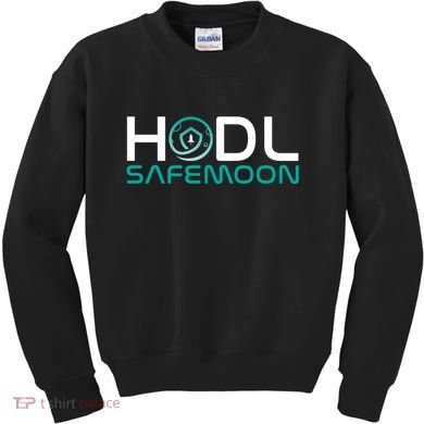 Safemoon HODL Cryptocurrency Logo Kids Sweatshirt