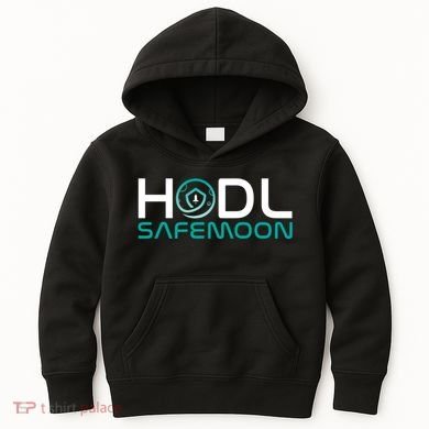 Safemoon HODL Cryptocurrency Logo Kids Hoodie