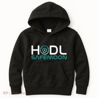 Safemoon HODL Cryptocurrency Logo Kids Hoodie thumb 0