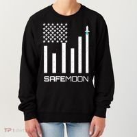 Safemoon To The Moon Crypto Blockchain Flag Women's Sweatshirt thumb 0