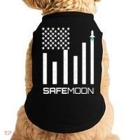 Safemoon To The Moon Crypto Blockchain Flag Doggie Tank thumb 0