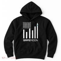 Safemoon To The Moon Crypto Blockchain Flag Hoodie thumb 0