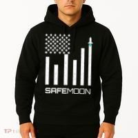 Safemoon To The Moon Crypto Blockchain Flag Hoodie thumb 2