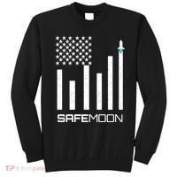 Safemoon To The Moon Crypto Blockchain Flag Sweatshirt thumb 0
