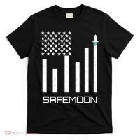 Safemoon To The Moon Crypto Blockchain Flag T-Shirt thumb 0