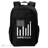 Safemoon To The Moon Crypto Blockchain Flag Backpack thumb 0