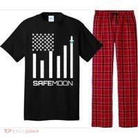 Safemoon To The Moon Crypto Blockchain Flag Pajama Set thumb 0