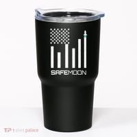 Safemoon To The Moon Crypto Blockchain Flag Tumbler thumb 0