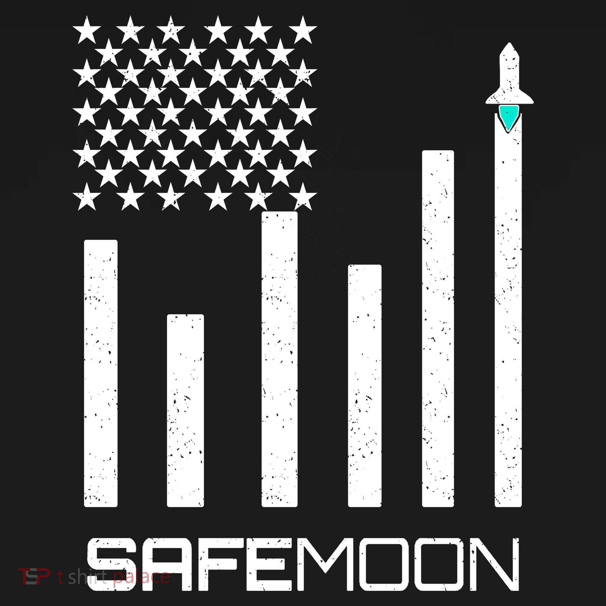 Safemoon To The Moon Crypto Blockchain Flag Mousepad