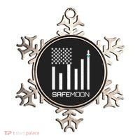 Safemoon To The Moon Crypto Blockchain Flag Ornament thumb 0