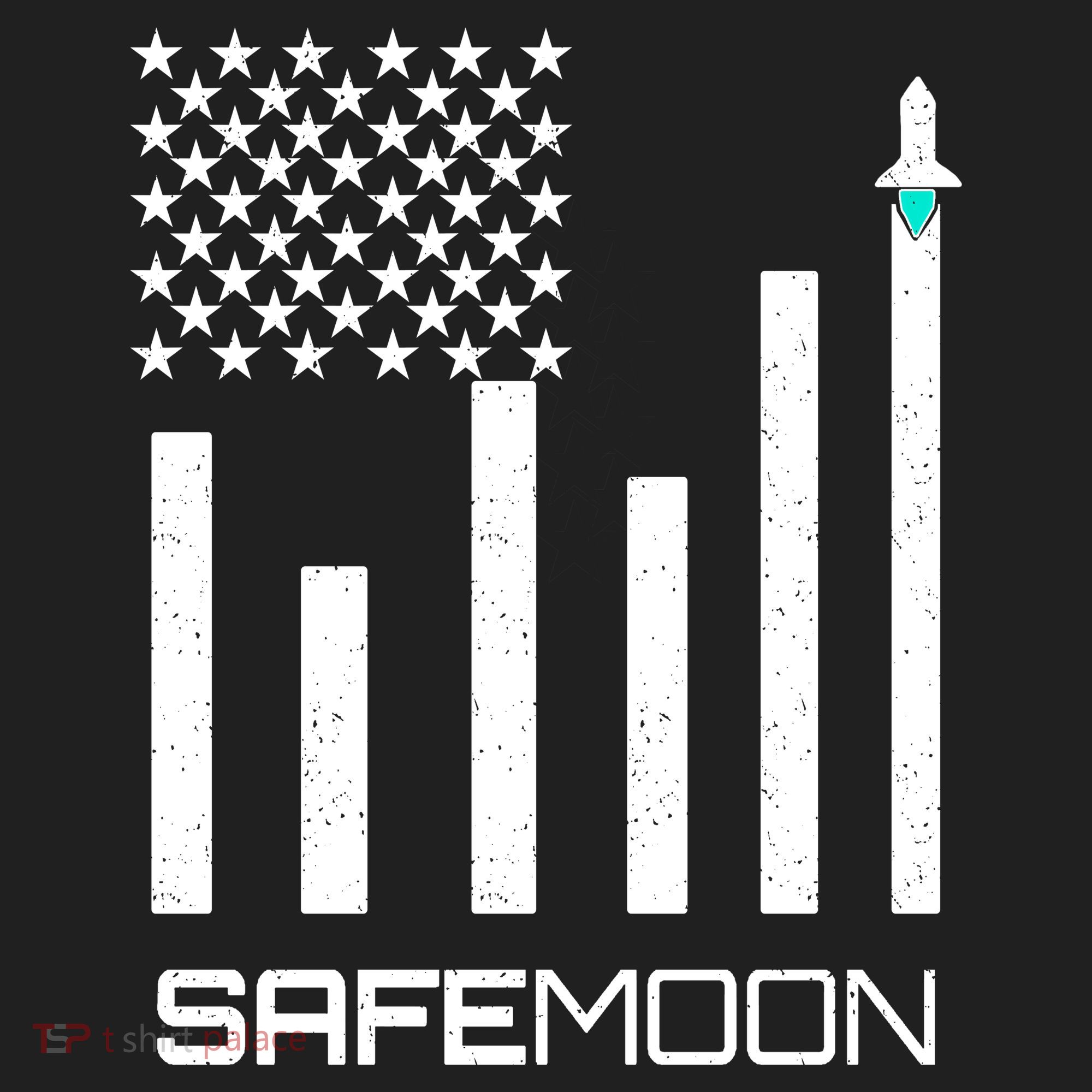 Safemoon To The Moon Crypto Blockchain Flag Hat