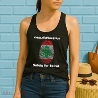 Safety For Beirut Support Lebanon Women's Tank Top thumb 2