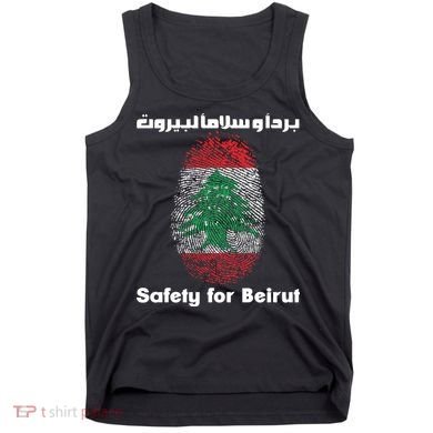 Safety For Beirut Support Lebanon Tank Top