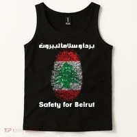 Safety For Beirut Support Lebanon Tank Top thumb 2