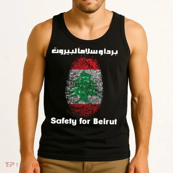 Safety For Beirut Support Lebanon Tank Top