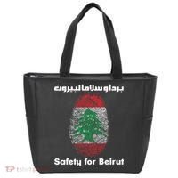 Safety For Beirut Support Lebanon Tote Bag thumb 0