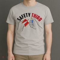 Safety Third Firecrackers Fourth of July T-Shirt thumb 3