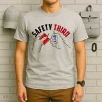 Safety Third Firecrackers Fourth of July T-Shirt thumb 6