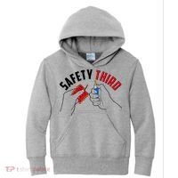 Safety Third Firecrackers Fourth of July Kids Hoodie thumb 0