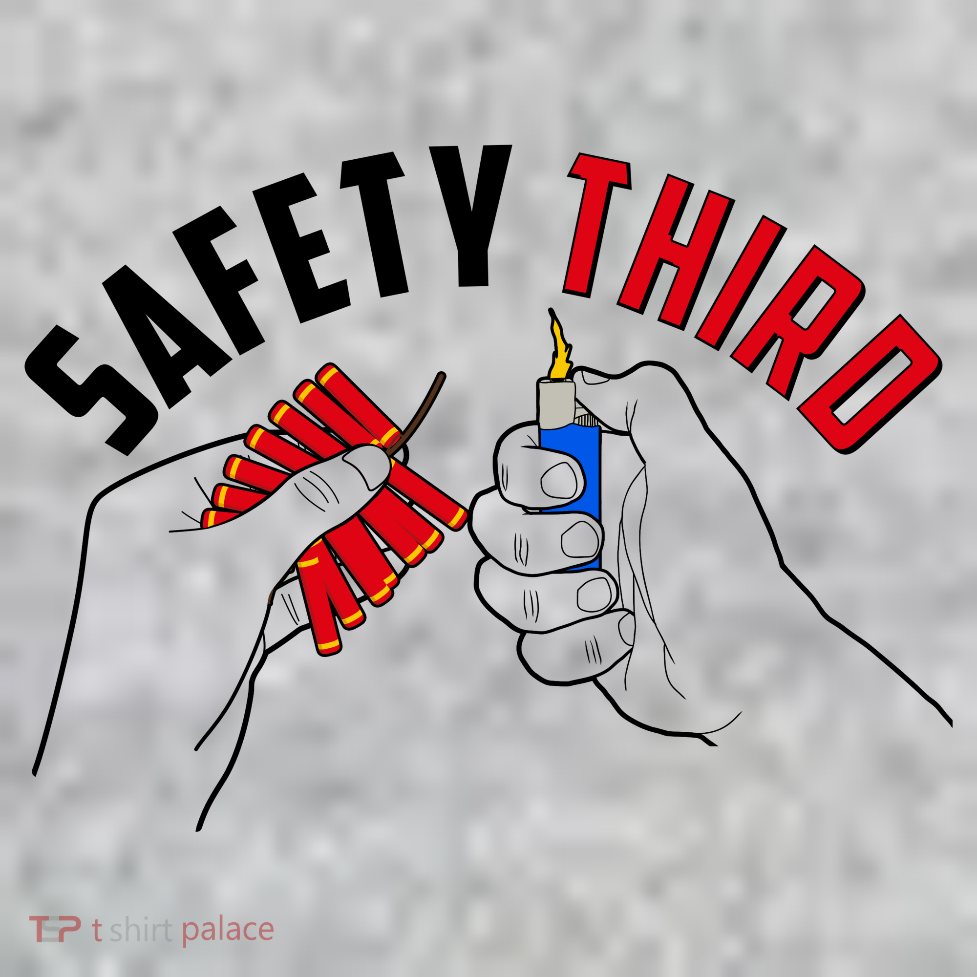 Safety Third Firecrackers Fourth of July Kids Hoodie