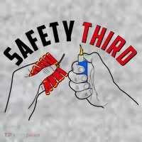Safety Third Firecrackers Fourth of July Kids Hoodie thumb 2