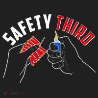 Safety Third Firecrackers Fourth of July Women's Sweatshirt thumb 2