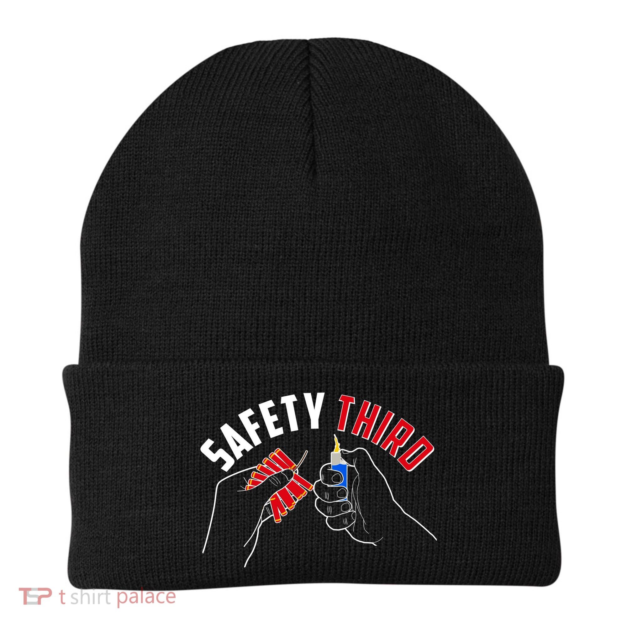 Safety Third Firecrackers Fourth of July Beanie