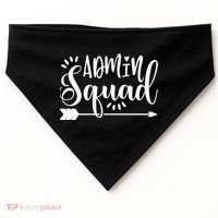 School Admin Gift Admin Squad Gift USA-Made Doggie Bandana thumb 0