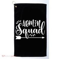 School Admin Gift Admin Squad Gift Golf Towel thumb 0
