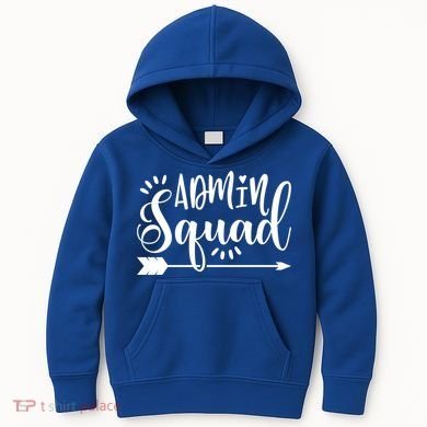School Admin Gift Admin Squad Gift Kids Hoodie