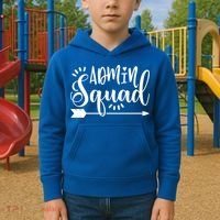 School Admin Gift Admin Squad Gift Kids Hoodie thumb 2