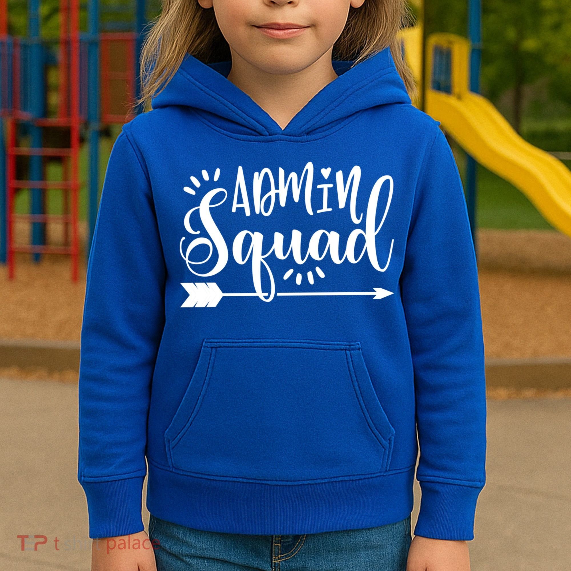 School Admin Gift Admin Squad Gift Kids Hoodie