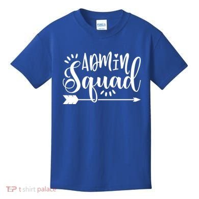 School Admin Gift Admin Squad Gift Kids T-Shirt