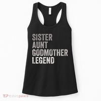 Sister Aunt Godmother Legend Auntie Godparent Proposal Women's Tank Top thumb 0
