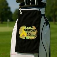 Sarcoma Awareness Gift Golf Towel thumb 2