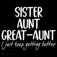 sister aunt greataunt i just keep getting better Women's Tank Top thumb 5