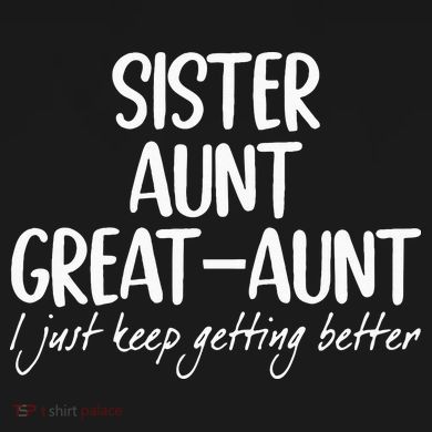 sister aunt greataunt i just keep getting better Women's Tri-Blend 3/4-Sleeve Raglan Shirt