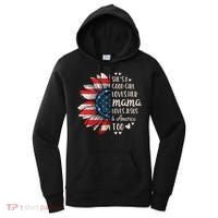 She's A Good Girl Loves Her Mama Jesus America Too Women's Hoodie thumb 0