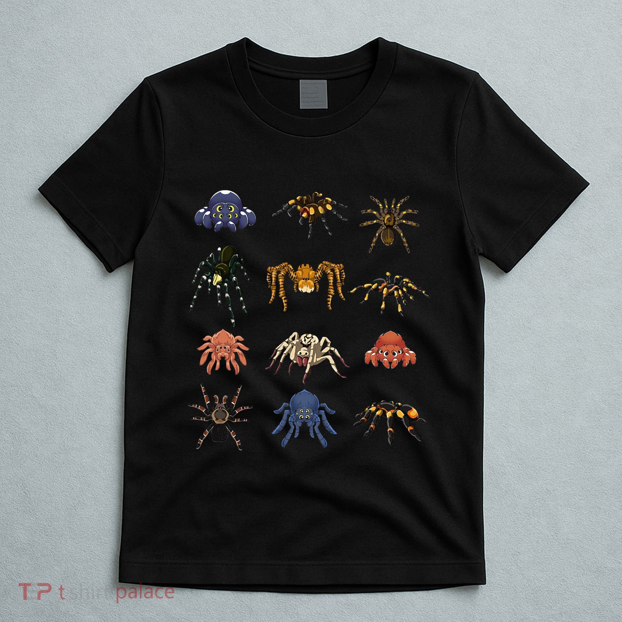Spider Animal Gifts Black Short Sleeve  Tarantula Arthropod Spider For Arachnid T-Shirt