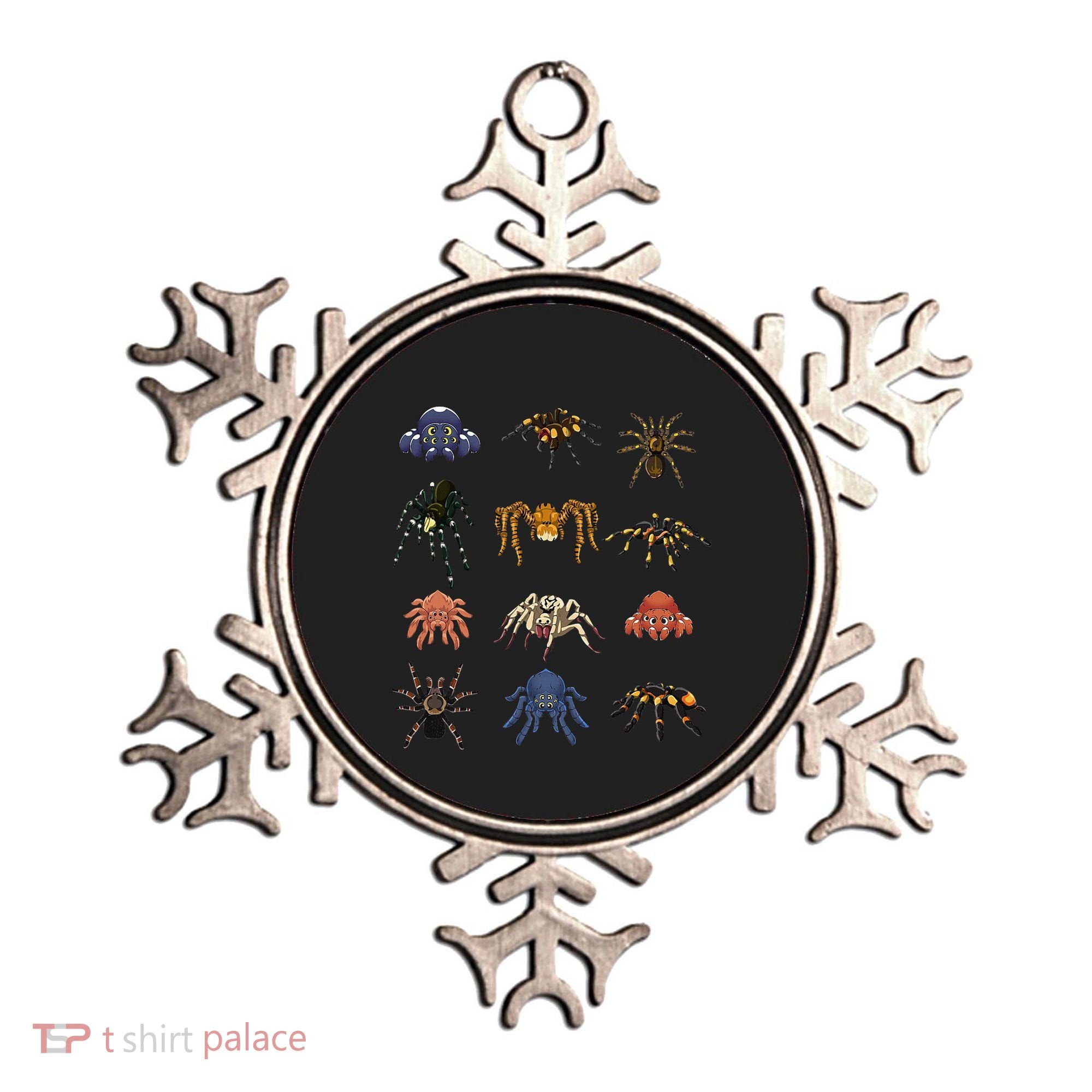 Spider Animal Gifts Black Short Sleeve  Tarantula Arthropod Spider For Arachnid Ornament