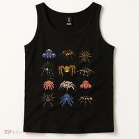 Spider Animal Gifts Black Short Sleeve  Tarantula Arthropod Spider For Arachnid Tank Top thumb 2