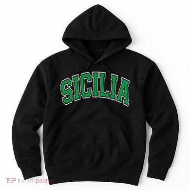Sicilia Arched Green Hoodie