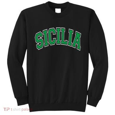 Sicilia Arched Green Sweatshirt