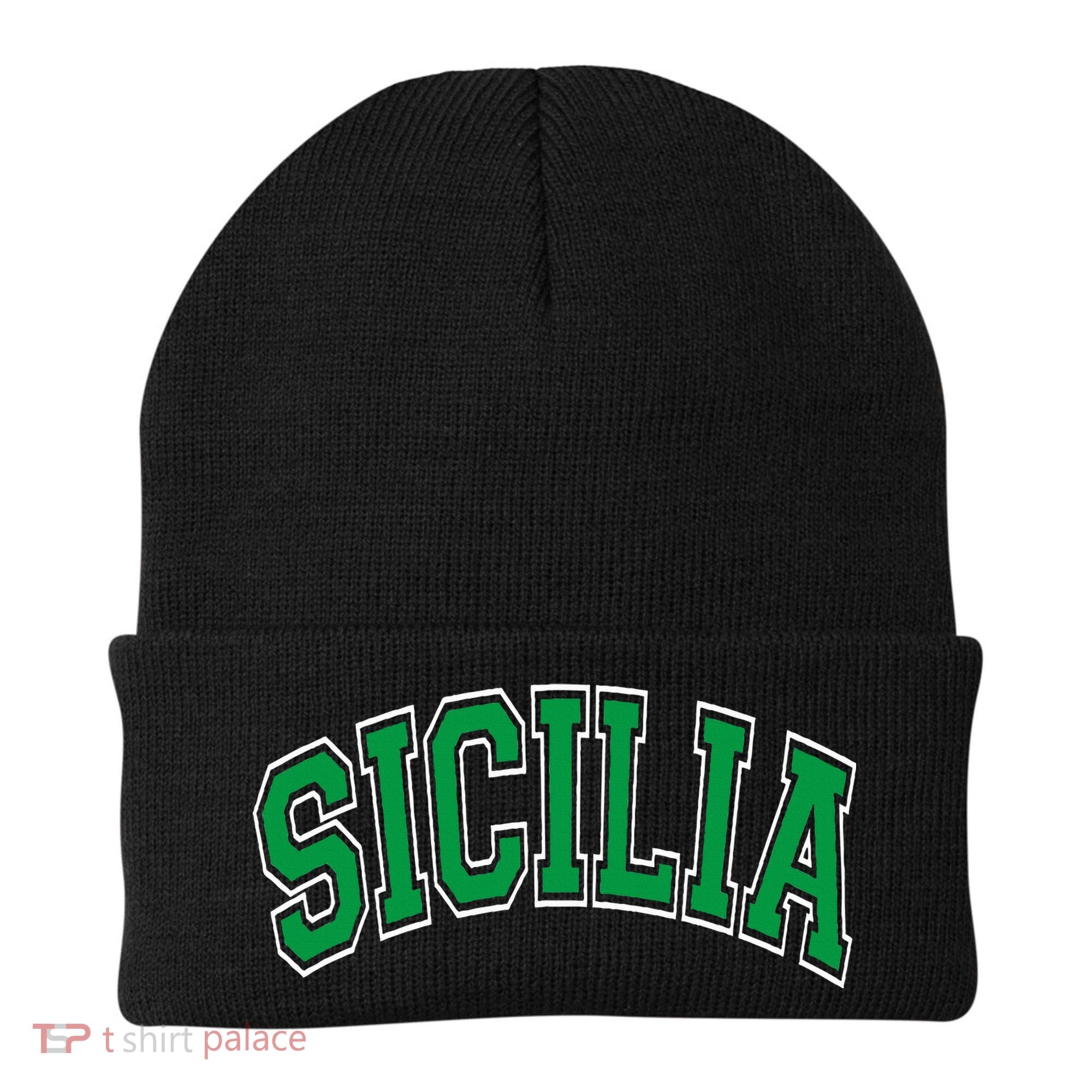 Sicilia Arched Green Beanie