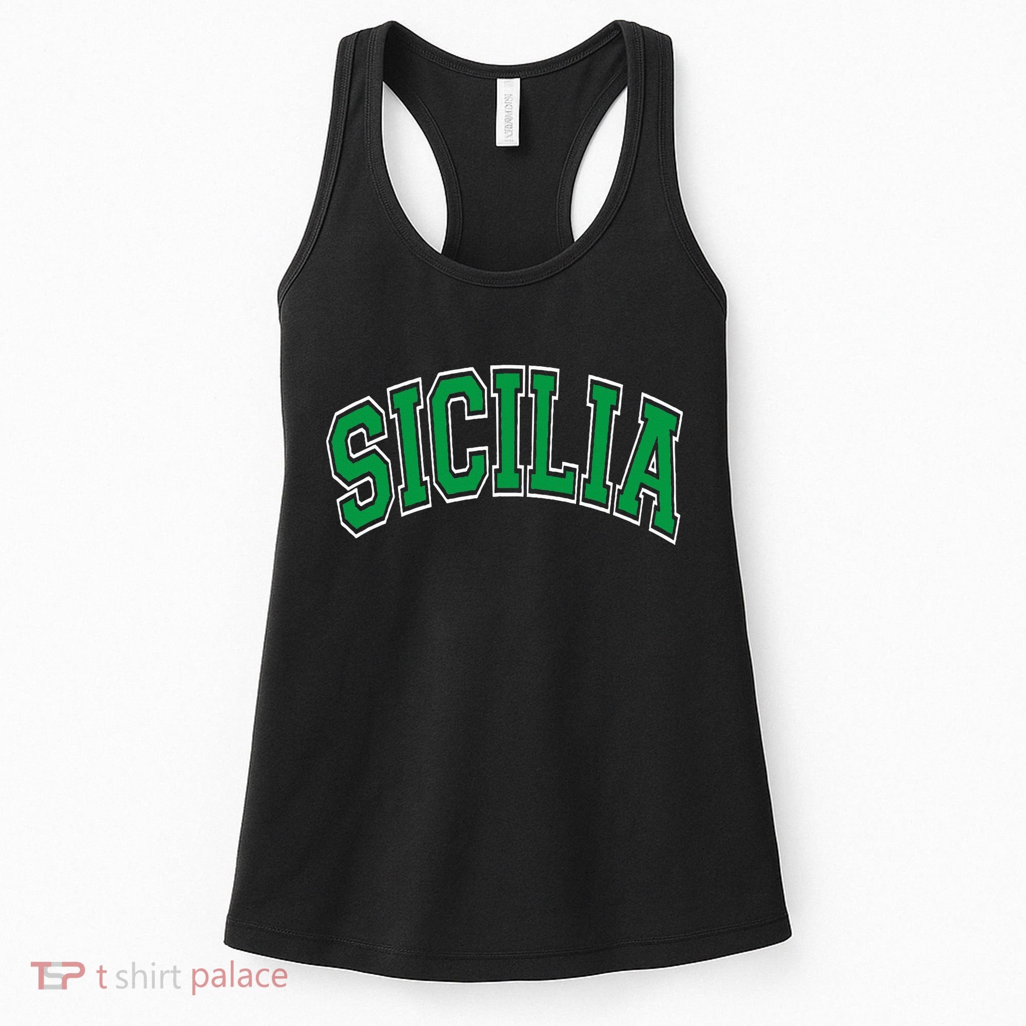 Sicilia Arched Green Women's Tank Top