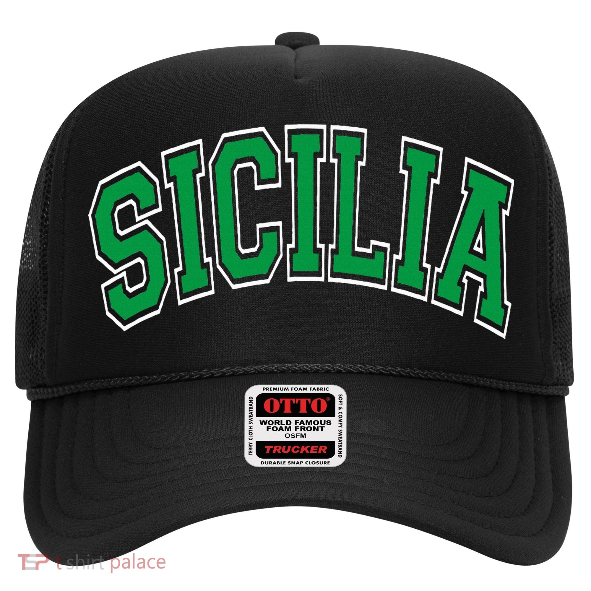 Sicilia Arched Green Hat