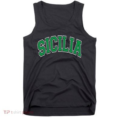 Sicilia Arched Green Tank Top