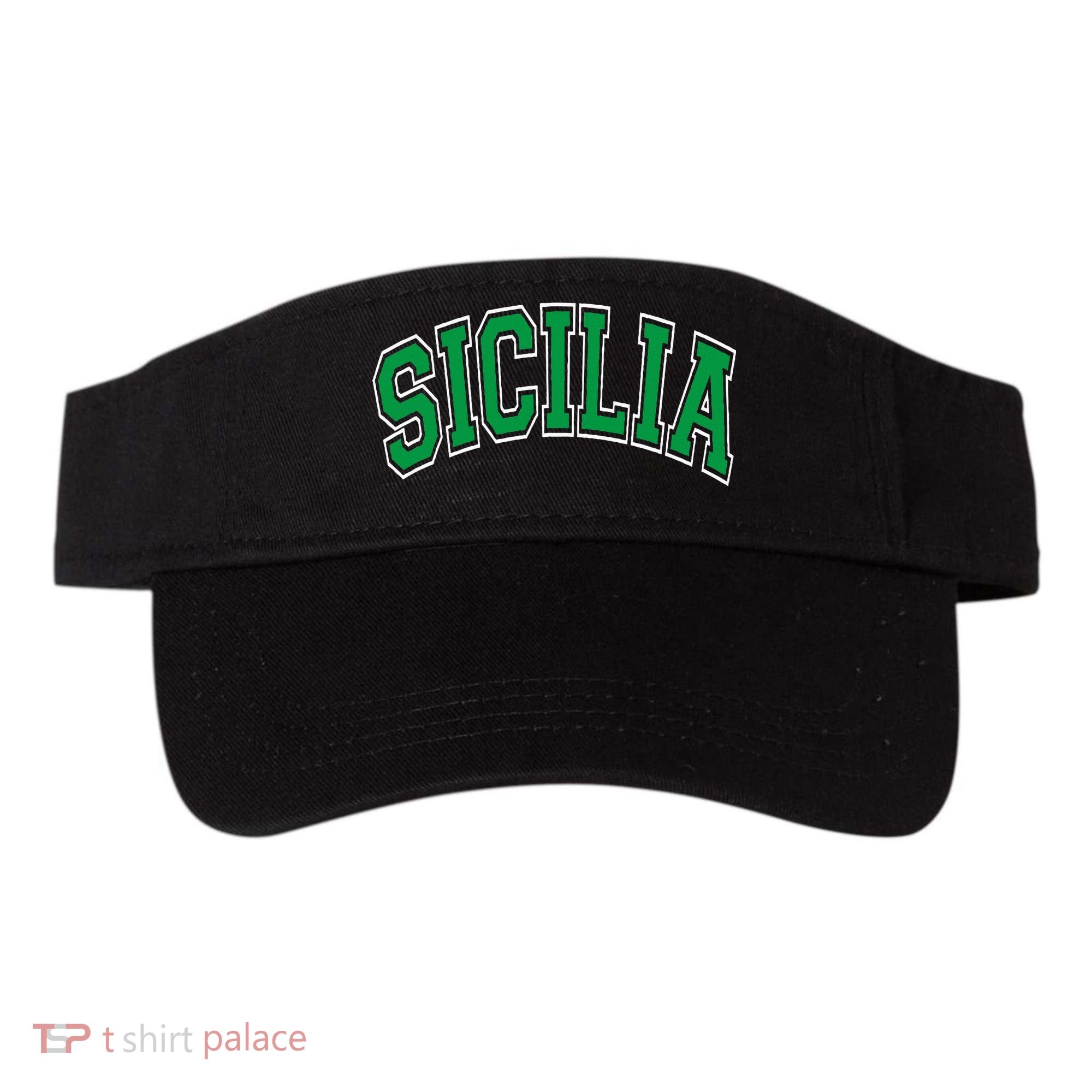 Sicilia Arched Green Visor
